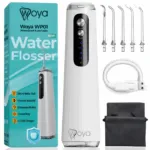 Irigator Bucal Woya WP01, 4 Moduri, 5 Capete, Rezervor 280 ml, Alb