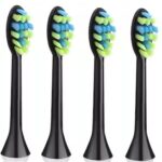 Set 4 capete rezerve pentru periuta de dinti electrica Woya EA311 & EA312 Negru