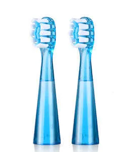 Set 2 capete de rezerva pentru periuta de copii Woya ED716 Albastra