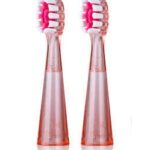 Set 2 capete rezerve pentru periuta electrica pentru copii Woya ED716 Roz