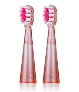 Set 2 capete rezerve pentru periuta electrica pentru copii Woya ED716 Roz